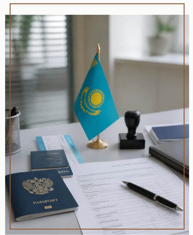 Оформление визы в Казахстан для поездки и работы в Ухте
